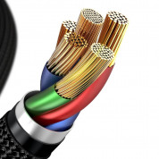 Baseus Horizontal USB-C to Lightning Cable - USB-C към Lightning кабел за Apple устройства с Lightning порт (200 см) (червен) 3