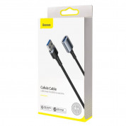 Baseus Cafule USB-А 3.0 Male to USB-А 3.0 Female Extension USB Cable (CADKLF-B0G) (100 cm) (dark gray) 6