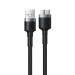 Baseus Cafule USB-А 3.0 Male to microUSB 3.0 Male USB Cable - USB-A към microUSB 3.0 кабел за мобилни устройства (100 см) (тъмносив) 3