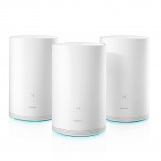 Huawei WiFi Q2 Mesh Network Router - мрежова WiFi (рутер) система за домашна мрежа (3 броя) (бял)