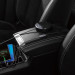 Baseus Car Sharing Charging Station - кутия за организране на кабели с USB изходи и универсален 3-в-1 USB кабел с Lightning, microUSB и USB-C конектори (черен) 6