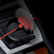 Baseus Car Sharing Charging Station - кутия за организране на кабели с USB изходи и универсален 3-в-1 USB кабел с Lightning, microUSB и USB-C конектори (черен) 11