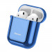 Baseus Shining Hook Silica Gel Case - силиконов калъф за Apple Airpods & Apple Airpods 2 (син) 1