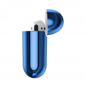 Baseus Shining Hook Silica Gel Case - силиконов калъф за Apple Airpods & Apple Airpods 2 (син) 5