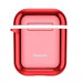 Baseus Shining Hook Silica Gel Case - силиконов калъф за Apple Airpods & Apple Airpods 2 (червен) 3