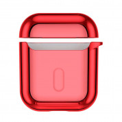 Baseus Shining Hook Silica Gel Case for Apple Airpods (red) 3