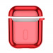 Baseus Shining Hook Silica Gel Case - силиконов калъф за Apple Airpods & Apple Airpods 2 (червен) 4