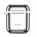 Baseus Shining Hook Silica Gel Case - силиконов калъф за Apple Airpods & Apple Airpods 2 (сребрист) 3