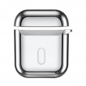Baseus Shining Hook Silica Gel Case - силиконов калъф за Apple Airpods & Apple Airpods 2 (сребрист) 3