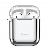 Baseus Shining Hook Silica Gel Case for Apple Airpods (silver) 1