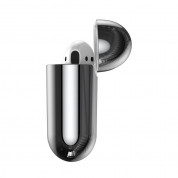 Baseus Shining Hook Silica Gel Case - силиконов калъф за Apple Airpods & Apple Airpods 2 (сребрист) 5