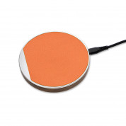 4smarts Select Wireless Fast Charger LIGNO 10W (silver/orange) 2