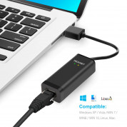 TeckNet UL699G-V2 (CHU01043BA02) USB 3.0 to Gigabit Ethernet Network Adapter - адаптер USB 3.0 за компютри без Ethernet порт 2