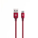 Griffin Premium microUSB to USB Cable - здрав USB кабел за устройства с microUSB порт (150 см) (червен) 1