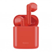 Baseus Encok W09 TWS In-Ear Bluetooth Earphones - безжични блутут слушалки за мобилни устройства (червен) 1