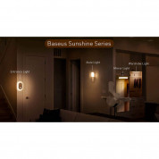 Baseus Sunshine Series Human Body Induction Aisle Light (DGSUN-GA02) - нощна LED лампа (топла светлина) 7