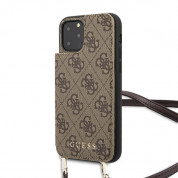 Guess Crossbody Hard Case With Strap for iPhone 11 Pro (brown) 1