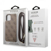 Guess Crossbody Hard Case With Strap for iPhone 11 Pro (brown) 5
