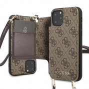 Guess Crossbody Hard Case With Strap for iPhone 11 Pro (brown) 3