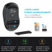 TeckNet EWM01107 2.4G Wireless Mouse - малка безжична мишка (за Mac и PC) (черна) 4