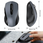 TeckNet EWM01107 2.4G Wireless Mouse - малка безжична мишка (за Mac и PC) (черна) 7