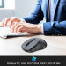 TeckNet EWM01107 2.4G Wireless Mouse - малка безжична мишка (за Mac и PC) (черна) 2