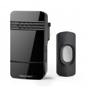 TeckNet HDB01537BU01 Wireless DoorBell Black - EU