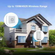 TeckNet HDB01597WU01 Wireless DoorBell - безжичен стилен звънец за входна врата (бял) 7