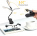 TechRise HBI05551 Clip-On LED Book Reading Light - LED лампа за четене с щипка (черен) 4