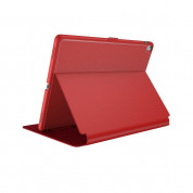 Speck Balance Folio Case - текстилен калъф и поставка за iPad 7 (2019) (червен) 2