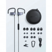 Anker Soundcore Arc Wireless Sport Earphones - безжични блутут спортни слушалки с микрофон за мобилни устройства (черен-сив) 5