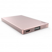 Kit Card Power Bank 2000 mAh - компактна външна батерия за мобилни устройства (розово злато) 2