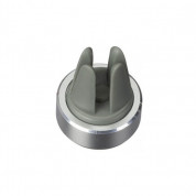 Kit Magnetic In-Car Vent Holder - магнитна поставка за радиатора на кола за смартфони (сребрист) 1