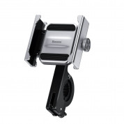 Baseus Knight Phone Holder (CRJBZ-0S) - универсална поставка за колело и мотоциклет за мобилни телефони (сребрист)