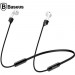 Baseus AirPods Silicone Hanging Sleeve - тънко силиконово въженце за безжични слушалки Apple Airpods & Apple Airpods 2 (черен) 2