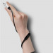 Baseus AirPods Silicone Hanging Sleeve - тънко силиконово въженце за безжични слушалки Apple Airpods & Apple Airpods 2 (черен) 5