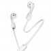 Baseus AirPods Silicone Hanging Sleeve - тънко силиконово въженце за безжични слушалки Apple Airpods & Apple Airpods 2 (бял) 3