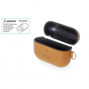 Torrii LuxCraft Leather Case - кожен кейс (естествена кожа) за Apple Airpods Pro (черен) 4