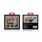 Torrii LuxCraft Leather Case - кожен кейс (естествена кожа) за Apple Airpods Pro (кафяв) 9
