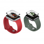 Torrii BodyFrame - защитно покритие с извити ръбове за дисплея на Apple Watch 40мм (черен-прозрачен)