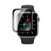 Torrii BodyFrame - защитно покритие с извити ръбове за дисплея на Apple Watch 40мм (черен-прозрачен) 3
