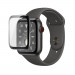 Torrii BodyFrame - защитно покритие с извити ръбове за дисплея на Apple Watch 44мм (черен-прозрачен) 2