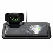 Nomad Base Station Apple Watch Wireless Charging Dock - двойна поставка (пад) с до 7.5W безжично захранване за зареждане на мобилни устройства и зареждане на Apple Watch и Apple Airpods (черен) 4