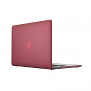 Speck SmartShell - качествен предпазен кейс за MacBook Pro 13 Touch Bar (2016 и по-нов) (тъмнорозов)