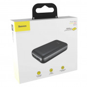 Baseus Mini JA Power Bank - външна батерия 10000 mAh с 2 USB изхода за зареждане на смартфони и таблети (черен) 4