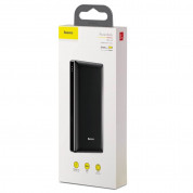 Baseus Mini JA Power Bank - външна батерия 20000 mAh с 2 x USB и USB-C изходи за зареждане на смартфони и таблети (черен) 6