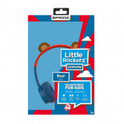 iFrogz Little Rockers Costume Kids Bear On-Ear Headphones - слушалки подходящи за деца за мобилни устройства (син) 5