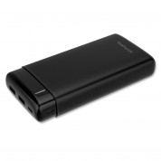 4smarts Power Bank VoltHub Go2 20000 mAh with 2 USB ouputs (black) 1