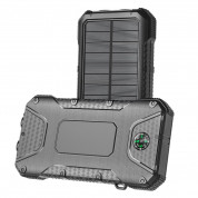 4smarts Solar Power Bank Rugged TitanPack Slim 20,000mAh - соларна удароустойчива външна батерия с 5xUSB изхода, компас и фенер  3