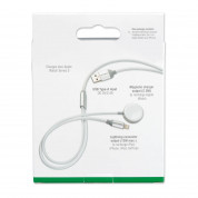 4smarts Wireless Charger VoltBeam Mini 2in1 - кабел за зареждане на Apple Watch, iPhone и устройства с Lightning конектор (1 м) (бял) 3